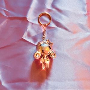 rare y2k/2000s silver harajuku lovers keychain